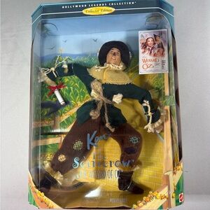 Vintage 1996 Ken Scarecrow Wizard of Oz Mattel Collector Doll NIB
